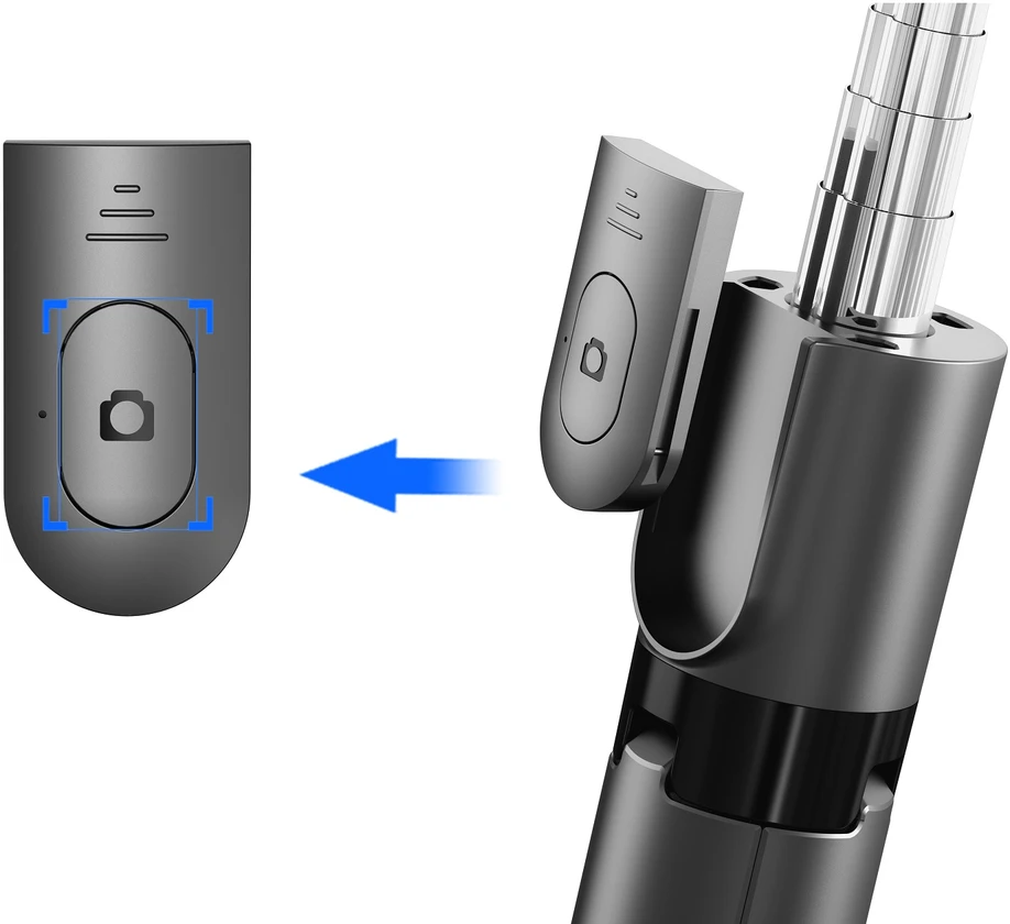 Devia asmenukių lazda Bluetooth Lite 1 trikojis juodas