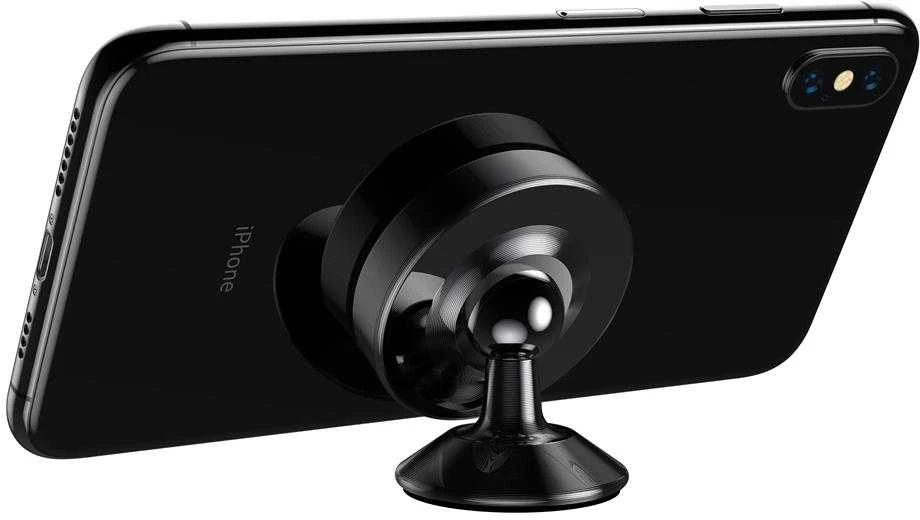 Automobilinis telefono laikiklis Devia Sucker magnetinis, juodas