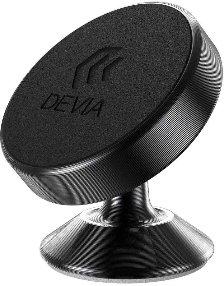 Automobilinis telefono laikiklis Devia Sucker magnetinis, juodas