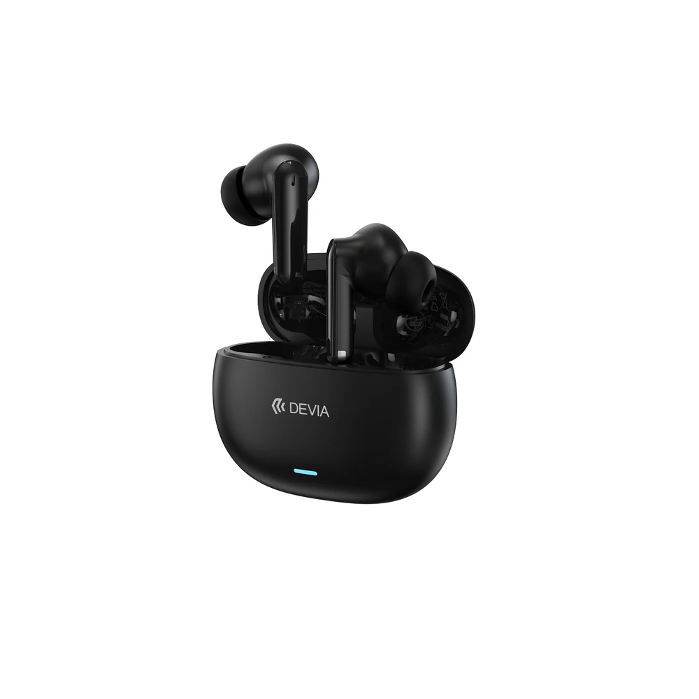 Devia „Bluetooth“ ausinės TWS Lite3 EM423 juodos spalvos ANC