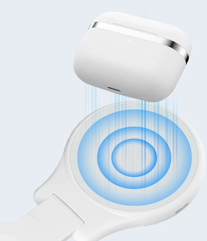 Devia ausinės Bluetooth TWS Ultra1 balta su ANC
