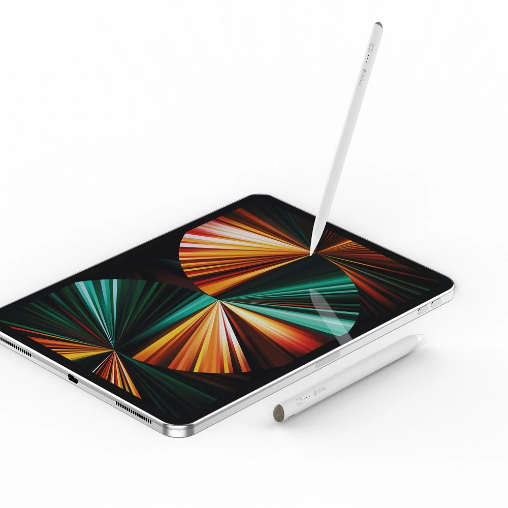 Devia iPad ekrano pieštukas, skirtas iPad / iPad Pro / iPad Air / Mini (nuo 2018 m.) ir visiems talpiniams ekranams, baltas