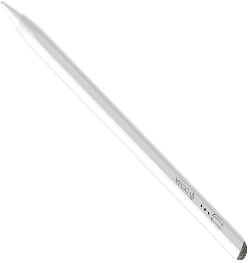 Devia iPad ekrano pieštukas, skirtas iPad / iPad Pro / iPad Air / Mini (nuo 2018 m.) ir visiems talpiniams ekranams, baltas