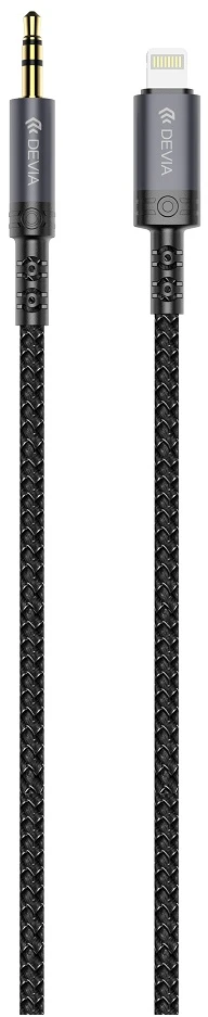 Devia garso laidas Ipure EC619 Lightning – 3,5 mm jungtis 1,0 m juodas