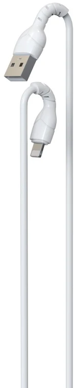 USB laidas Devia Kintone Lightning 1.0m baltas 5V 2.1A