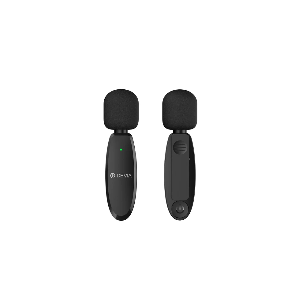 Devia mikrofonas išmaniesiems telefonams Lite 1 USB-C 2in1 juodas