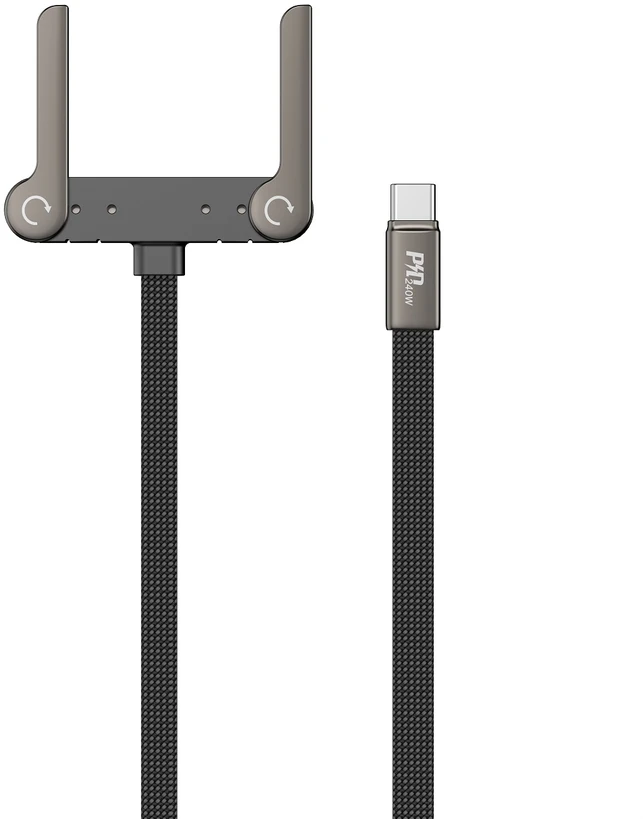 Devia Ultra6 USB-C į USB-C laidas 1.5m 240W su stovu