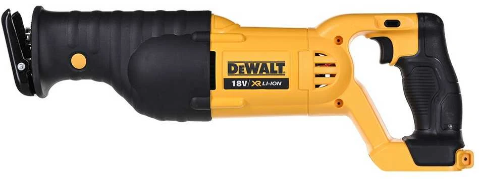 DeWalt akumuliatorinis tiesinis pjūklas DCS380N-XJ be akumuliatoriaus ir kroviklio