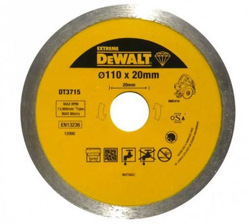 Dewalt deimantinis diskas 110 x 20 mm DT3715, skirtas DWC410