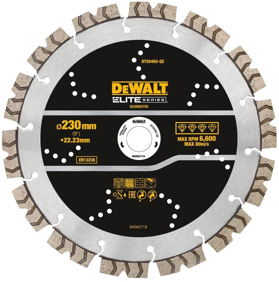 Deimantinis pjovimo diskas DeWalt DT20462-QZ; 230 mm