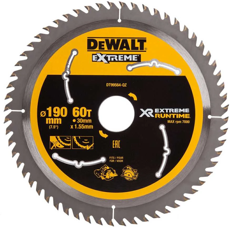 DEWALT PJŪKLĖS 190x30mmx60z