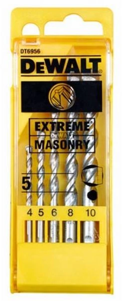 Grąžtas Dewalt ekstremalių grąžtų rinkinys 4, 5, 6, 8, 10 mm