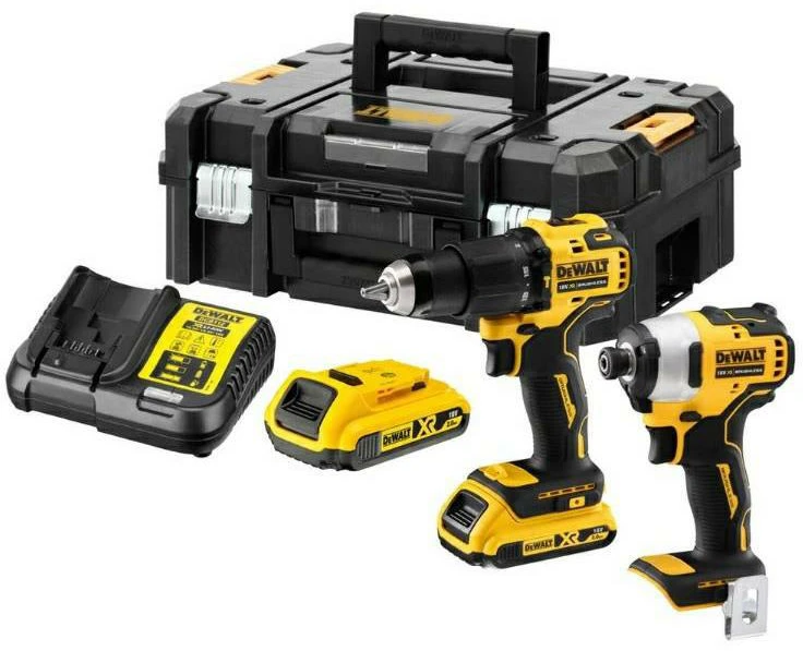 DEWALT KOMPLEKTAS COMBO 18V DCK2060L2T (DCD778, DCF787) 2×3,0Ah TSTAK …