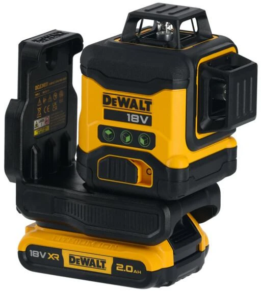 Kryžminis lazerinis nivelyras DeWalt DCLE34031D1-QW; 18 V; 1x2,0 Ah akum.