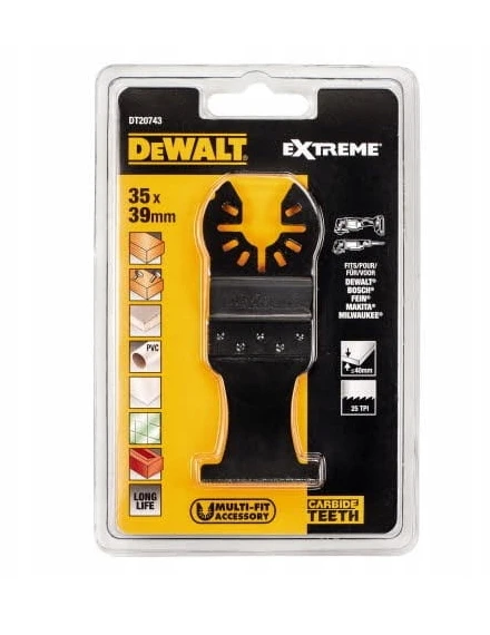 Įpjaunamasis pjūklelis DeWalt DT20743-QZ; 35 mm