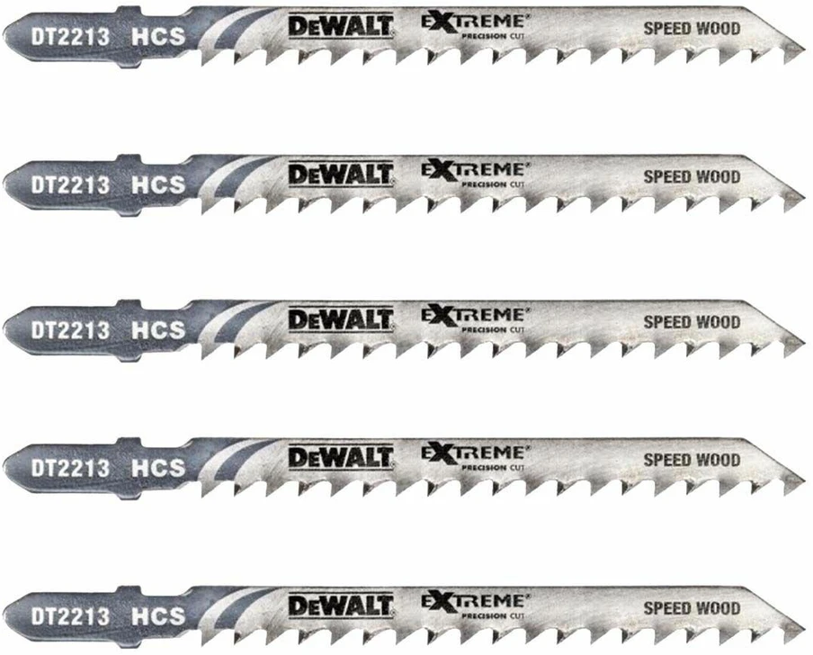 DEWALT JIGSAW BLAD 100x4,2mm XPC MEDIENA / 5 vnt.