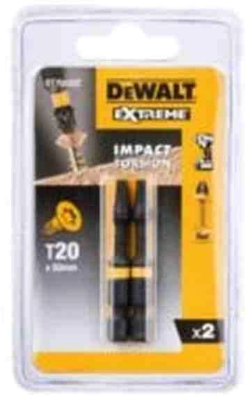 DEWALT POVEIKIO PATARIMAS T20x50 /2vnt.. YPATINGAS POVEIKIO SUKIMAS