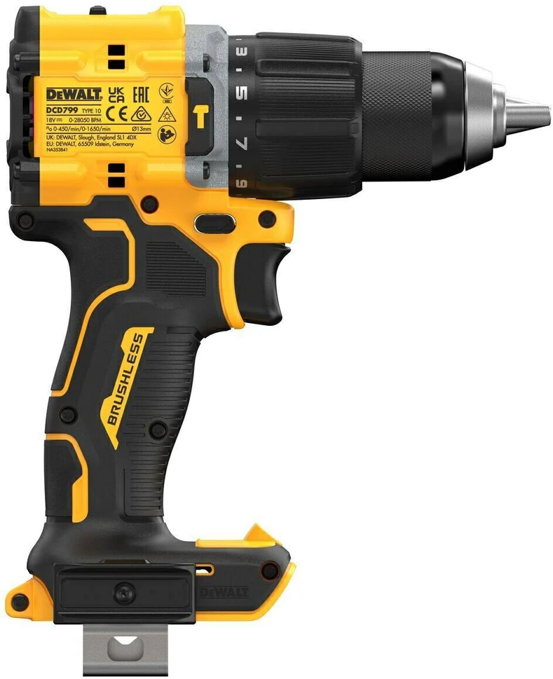 DEWALT SMŪGINIS SUKTUVAS 18V DCD799N 74Nm BL