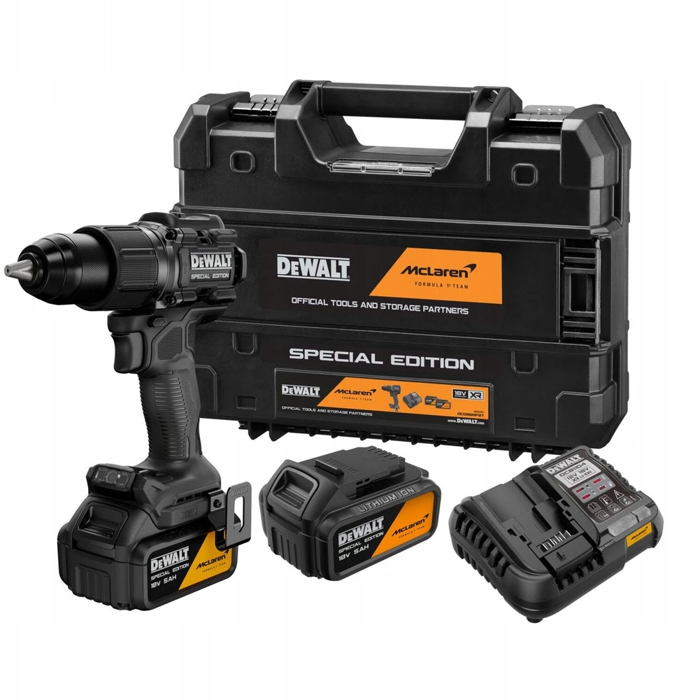 Smūginis suktuvas-gręžtuvas DeWalt DCD86MP2T; 18 V; 2x5,0 Ah akum.