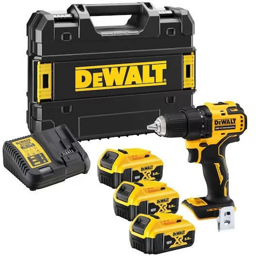 Suktuvas-gręžtuvas DeWalt DCD708P3T-QW; 18 V; 3x5,0 Ah akum.