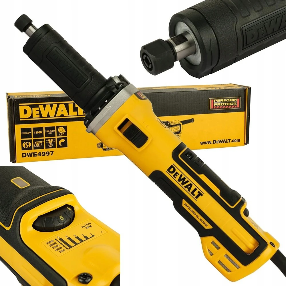 Tiesinis šlifuoklis DeWalt DWE4997-QS