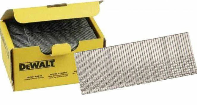 DEWALT VINYS 18GA 0° 1,25x38mm CINKUOTOS 5M skirtos DC602, DC608, DPN1850PP