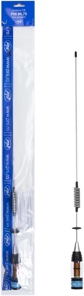 Dėžė 50 vienetų CB antenų PNI ML70, ilgis 70cm, 26-30MHz, 200W, be priedų