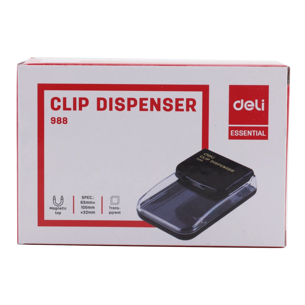 Dėžutė sąvaržėlėms DELI E988, magnetinė