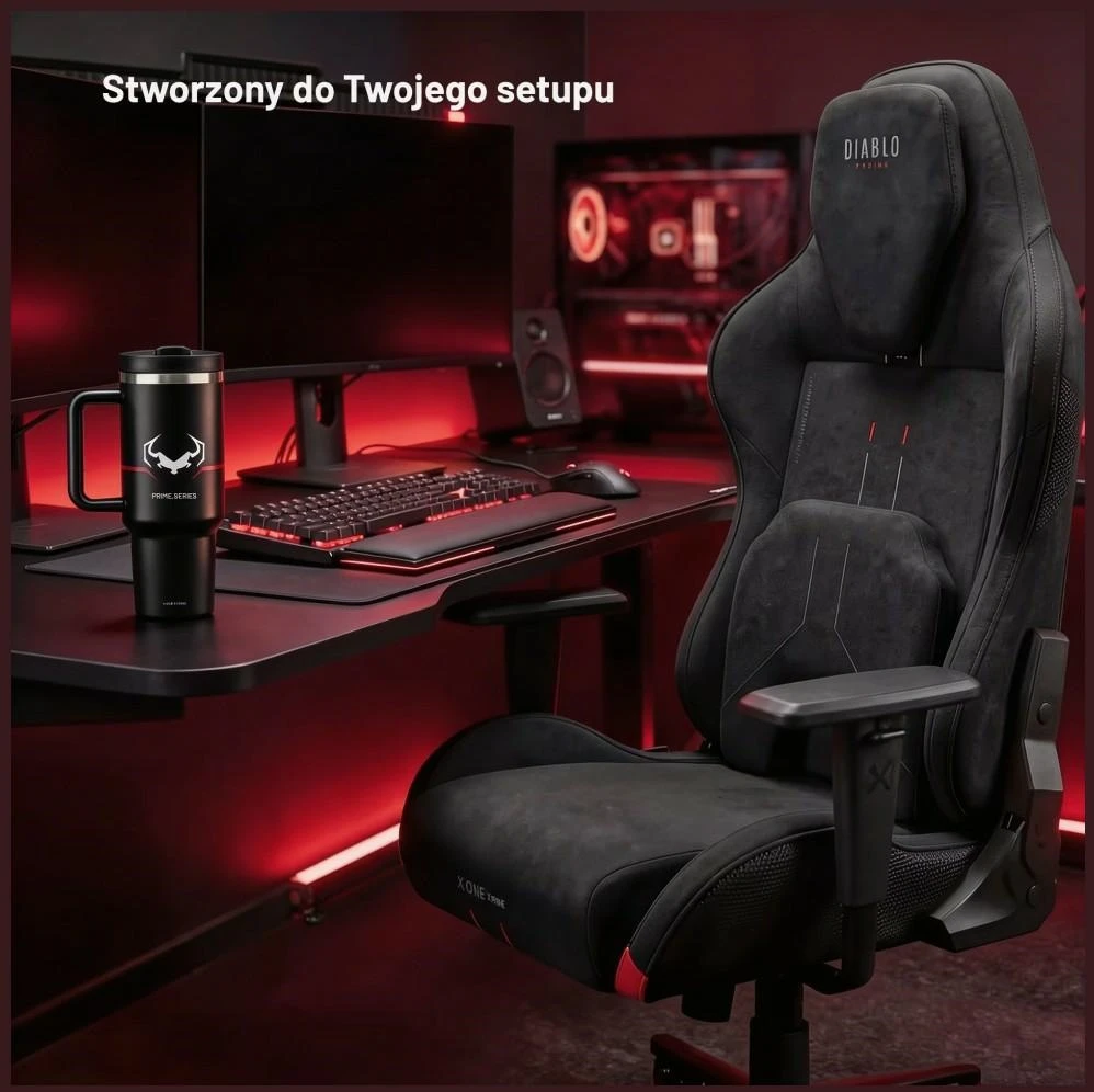 Diablo Chairs Diablo Bloody termoizoliacinis puodelis su rankena, juodos spalvos