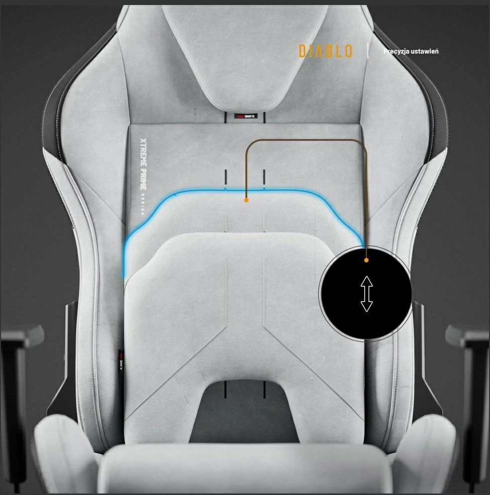 Diablo Chairs Diablo X-One Prime Normal Size - Nightwolf Moon ergonominė kėdė