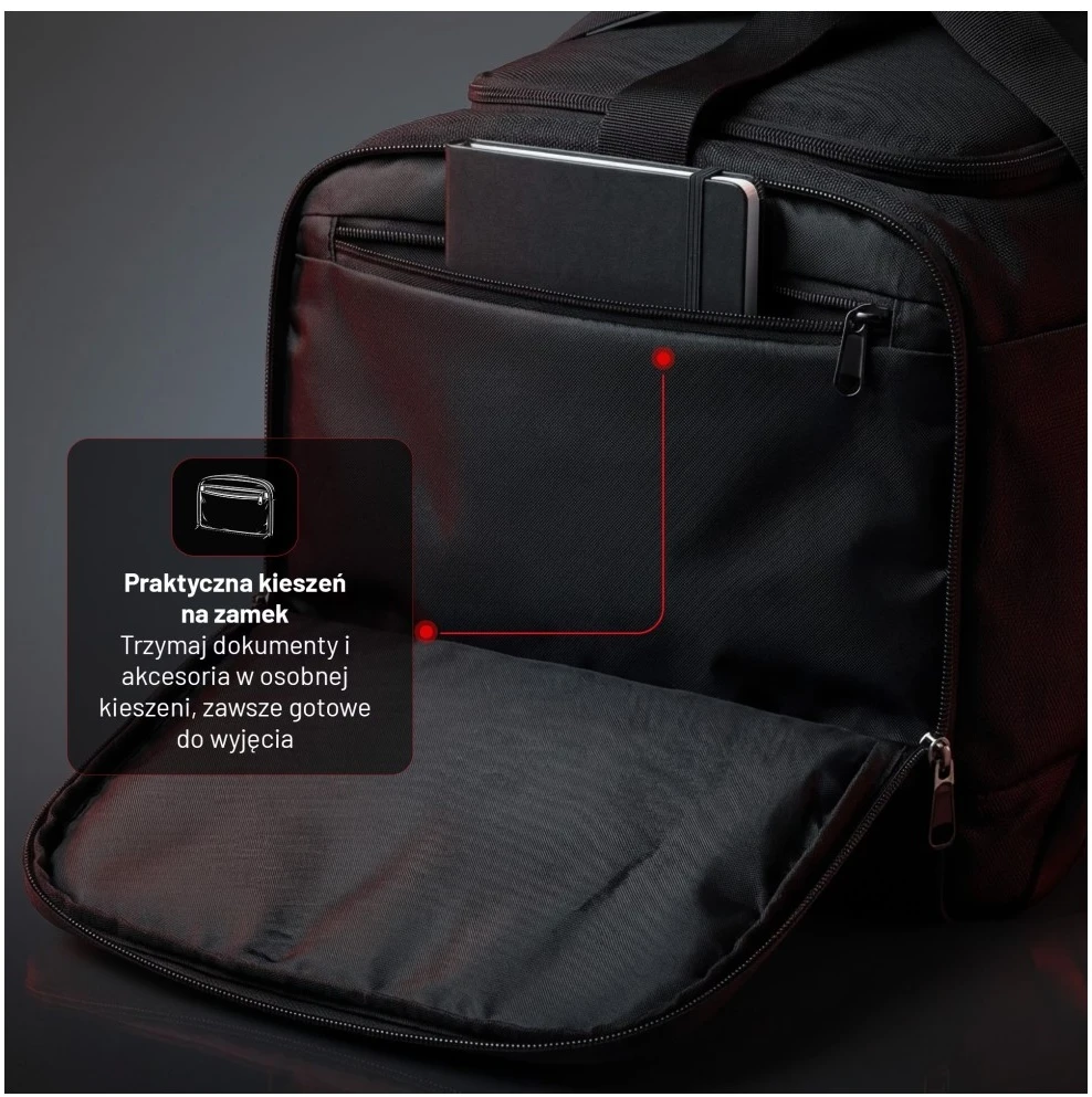 Diablo Chairs Sports Bag krepšys juodos spalvos