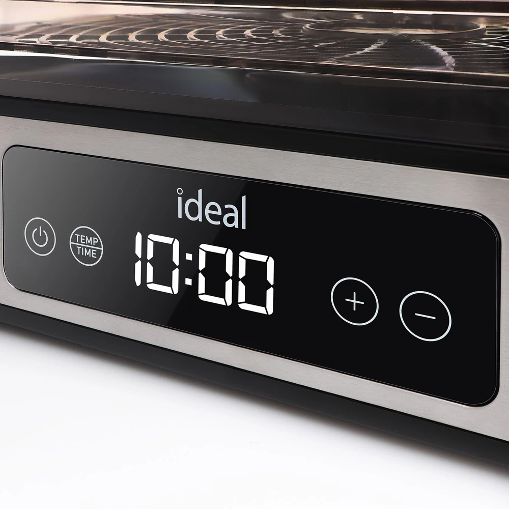 Didelis maisto džiovintuvas grybams, vaisiams ir daržovėms „IDEAL INOX“ + konvekcija 400 W + laikmatis