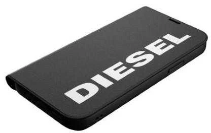 Diesel Booklet Dėklas Core Apple iPhone 12 12 Pro juoda-baltos spalvos juodos spalvos-baltos spalvos 42486