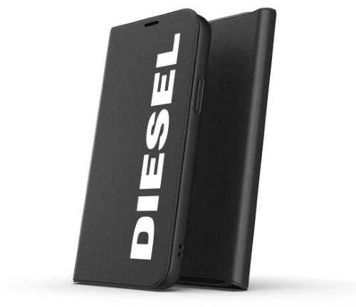 Diesel Booklet Dėklas Core Apple iPhone 12 12 Pro juoda-baltos spalvos juodos spalvos-baltos spalvos 42486