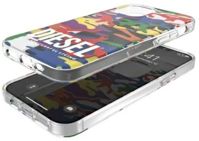 Diesel skaidrus Dėklas Pride Camo AOPApple iPhone 12 Pro Max multikolor colorful 44333
