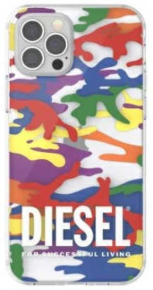 Diesel skaidrus Dėklas Pride Camo AOPApple iPhone 12 Pro Max multikolor colorful 44333