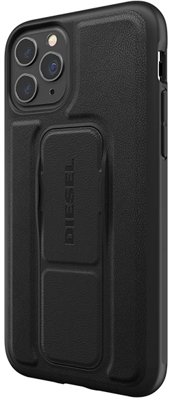 Diesel Grip Dėklas Leather Look Apple iPhone12 12 Pro juoda juodos spalvos 42534