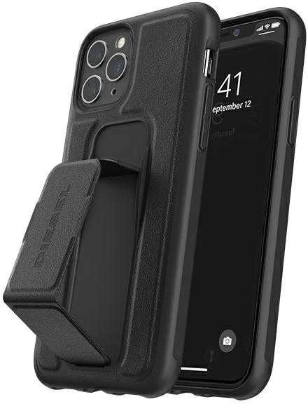 Diesel Grip Dėklas Leather Look Apple iPhone12 12 Pro juoda juodos spalvos 42534
