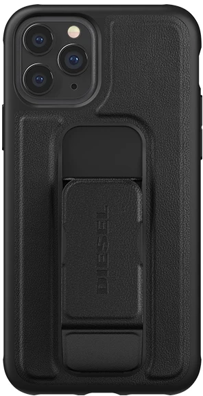 Diesel Grip Dėklas Leather Look Apple iPhone12 12 Pro juoda juodos spalvos 42534