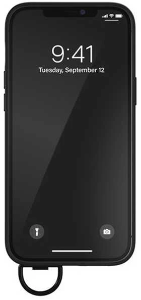 Dėklas Diesel Handstrap Case Utility Twill Apple iPhone 12/12 Pro dįklas telefonui juodos ir oranžinės spalvos 44288