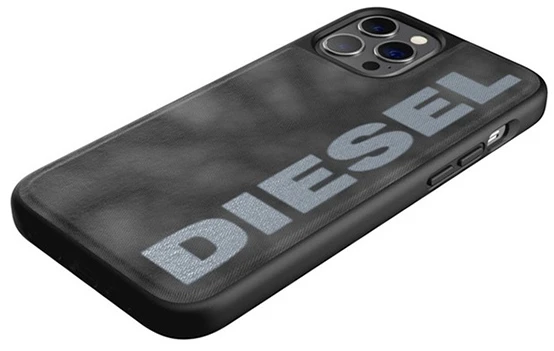 Diesel Moulded Dėklas Bleached DenimApple iPhone 12 12 Pro szaro-baltos spalvos pilkas-baltos spalvos 44297
