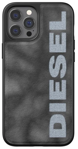 Diesel Moulded Dėklas Bleached DenimApple iPhone 12 12 Pro szaro-baltos spalvos pilkas-baltos spalvos 44297