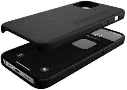 Nillkin Diesel Moulded Case Premium Leather Wrap Apple iPhone 12 Pro Max dėklas telefonui juodos spalvos 42517