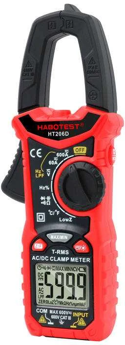 Srovės AC/DC matavimo replės Habotest HT206D