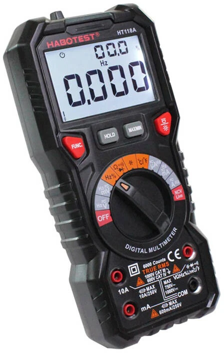 Multimetras su žibintuvėliu Habotest HT118A