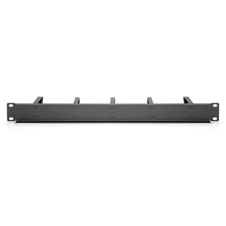 DIGITUS 19″ 1U cable management panel, 5x rings, Color juodas RAL 9005, DN-97602