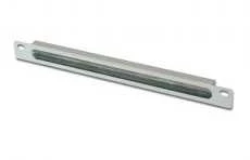 DIGITUS 254 mm (10") kabelių valdymo skydelis 0,5U, spalvotas pilkas RAL 7035, DN-10 ORG-1/2U