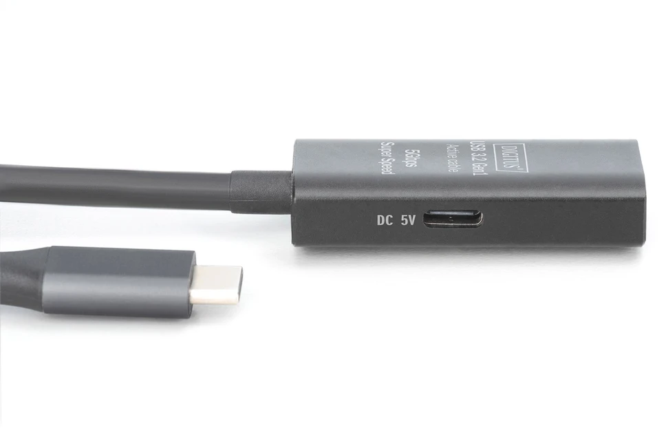 Digitus Skaitmenas | Aktyvus USB 3.2 Gen1 5G ilgintuvas | DA-73111 | USB-C į USB-A