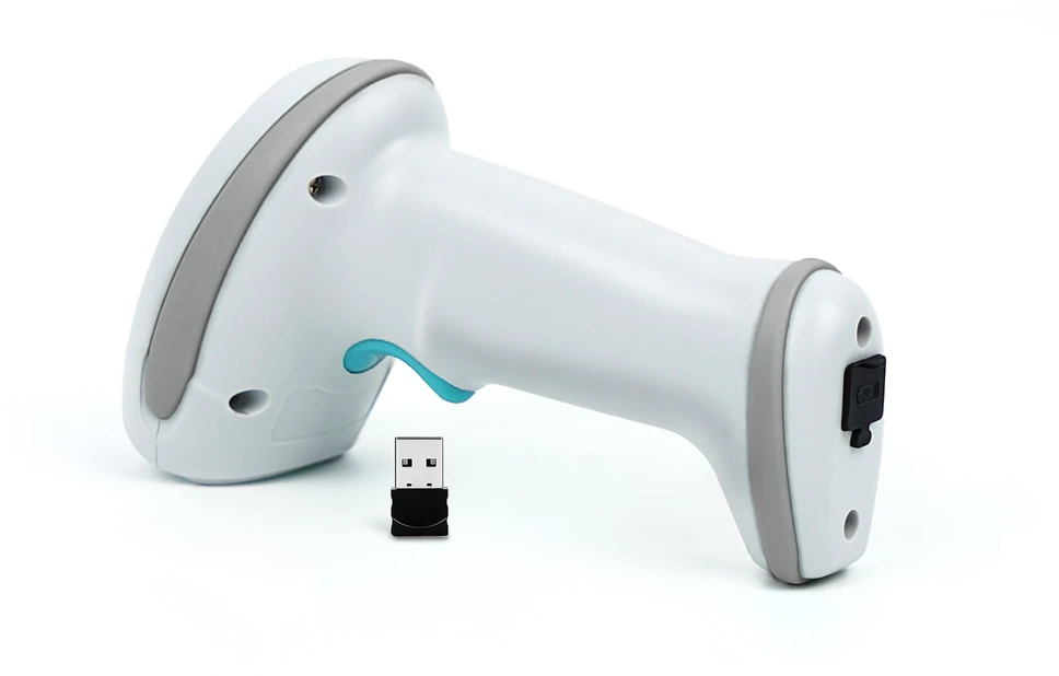 Digitus Advanced Barcode Scanner, Bluetooth, 1D/2D Rankinis brūkšninių kodų skaitytuvas 1D/2D CMOS Balta, Benzino spalva