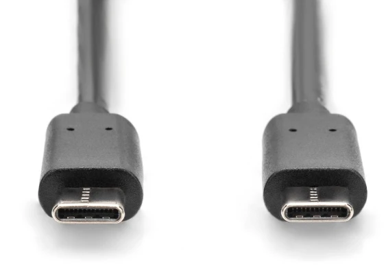 Digitus AK-300138-030-S USB-C Kabelis, USB-C 2.0 Male į USB-C 2.0 Male, 3 m, Juoda